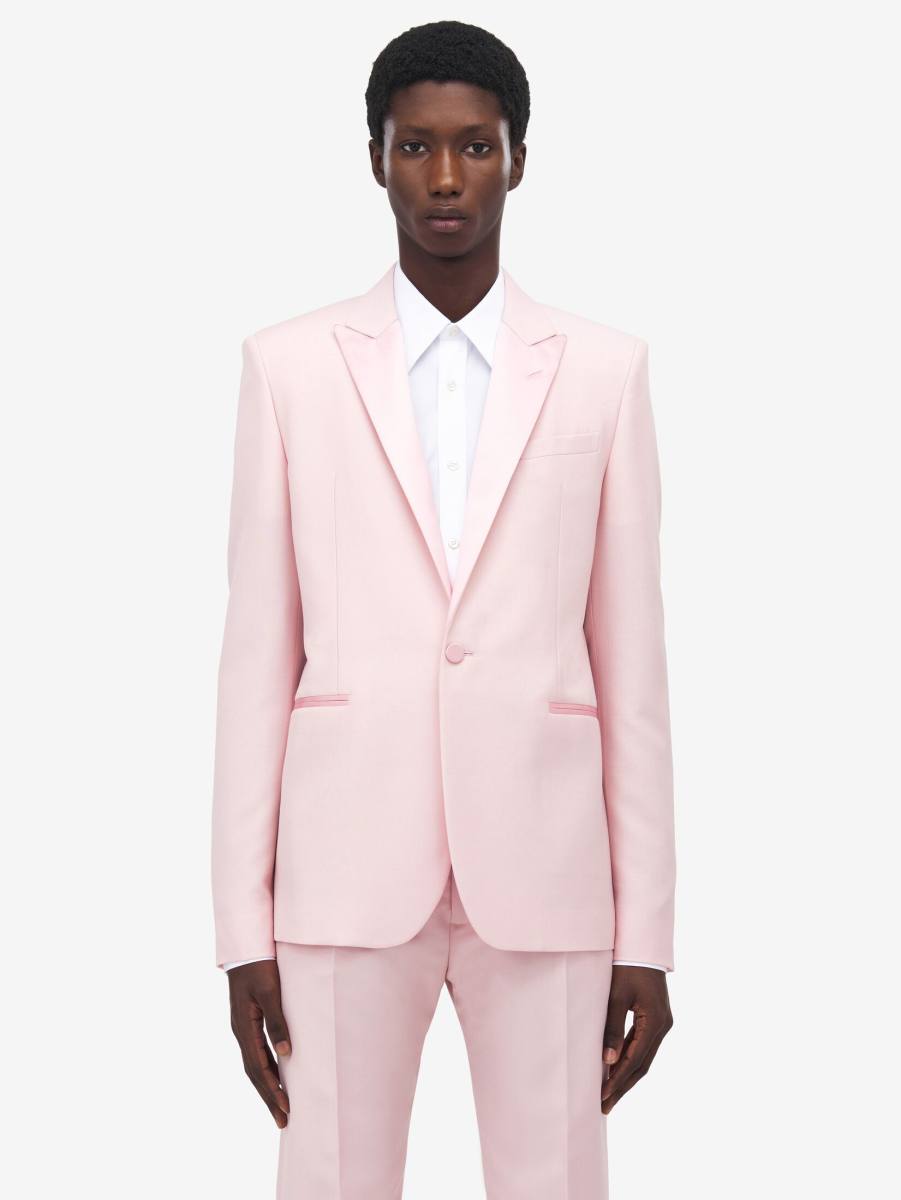 ALEXANDER MCQUEEN - Single-breasted Tuxedo Jacket - Item 826355QUAAE5009